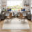 53" L Shaped Home Office Desk, Reversible Corner Computer Desk With 3 File Drawers And 2 Storage Shelves-1637002574