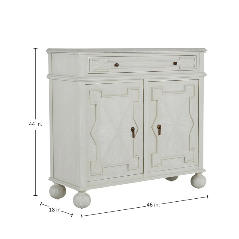 Ezekiel 2 - Door Accent Cabinet, Cerused Ash