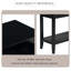 Console contemporaine à 3 tiroirs avec 1 tablette, table d'entrée pour vestibule, couloir, salon, vestibule, couloir-115680295