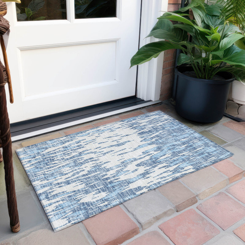 Tapis rectangulaire Aleighna avec envers antidérapant, Rectangle 1 pi 8 po x 2 pi 6 po