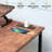 Computer Desk With Reversible L Shaped, Corner Desk With Monitor Stand,Power Outlets And LED Lights-849495598