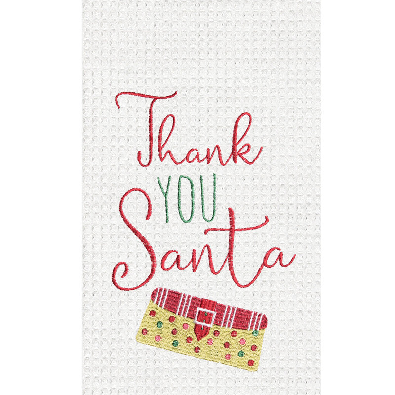 Serviette de cuisine Thank You Santa