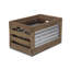 Ensemble de 2 caisses en bois Ridged
