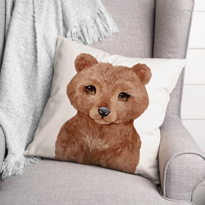 Housse et insert de coussin carré Baby Bear