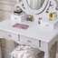 Rabia Dressing Table with Mirror