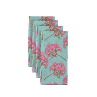 Damien Polyester Floral Square Napkin