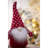 5.7X3x13.8"H Fabric Gnome Table Sitter, 2 Pack