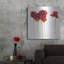 Art mural luxueux «Splash Garden 2 On White» par Shirley Novak, 36 po x 36 po