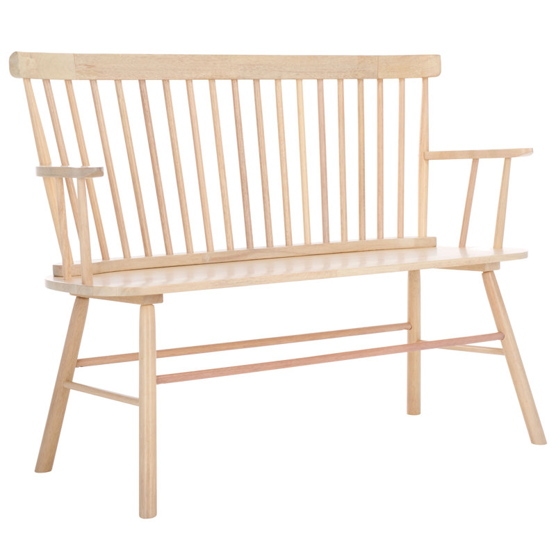 Karlovy Wood Bench, White Wash