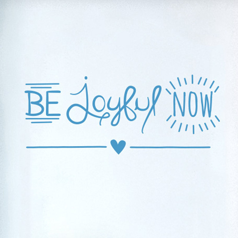 Non-Wall Damaging Wall Decal, Blue