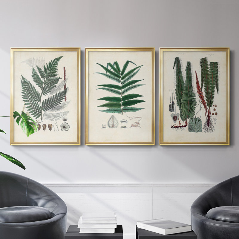 Toile encadrée de qualité supérieure prête à être accrochée, H 36,5 po x l 53 po x P 2,5 po, Cadre doré