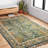 Leyna Hand-Hooked Wool Blue/Navy Area Rug -32784732