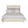 Louise/Lawrence King Upholstered Low Profile Panel Bed