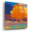 Winston Porter «Orange Maple» par Mike Kelly, art mural en verre acrylique, ACR-30558-1926167046