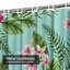 Rideau de douche imperméable à motif floral tropical Hibiscus Hawaiian Beach avec 12 crochets-677281666