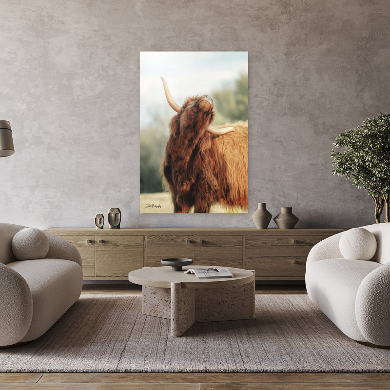 «The Itchy Cow II», art contemporain de la vache, H 48 po x l 32 po