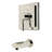 Kingston Brass Concord Single-Handle Pressure Balanced Tub Faucet-122814335