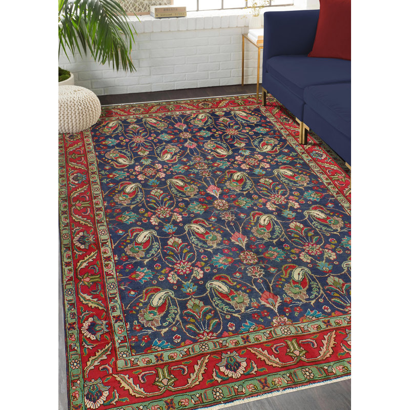 Khylar Distressed Abdullah Navy Rug