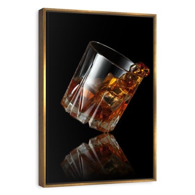 Whiskey Glass Reflection