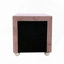 Table de chevet Montreux en tissu rose