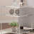Knox Glam Mirrored Side Table - Chrome