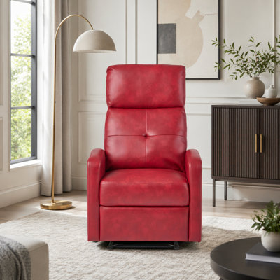 Fauteuil inclinable contemporain avec revêtement lisse
