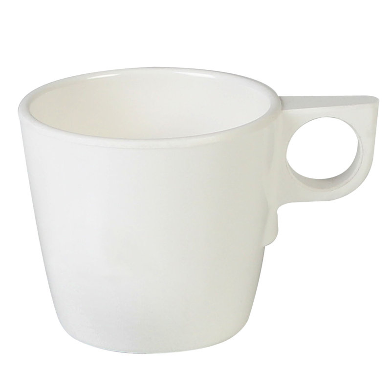 Grande tasse en mélamine 7 oz. Milestone, Ivoire