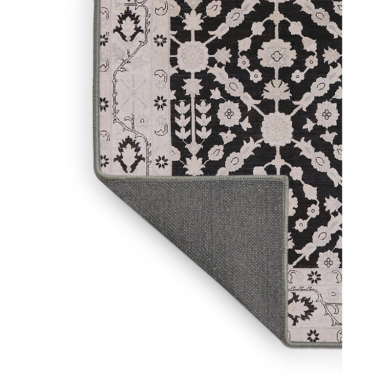Tapis brun / beige Micco, Rectangle de 7 pi x 9 pi