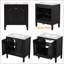 Meuble-lavabo de 30 pouces avec meuble-lavabo en céramique-1205124953