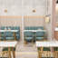 Bancs de restaurant modernes et simples-101363547