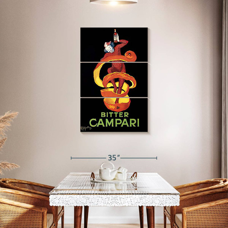 Tergel amer Campari, H 45 po x l 28 po