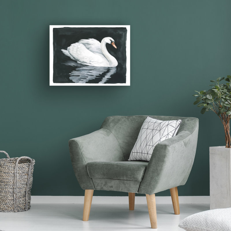 Midnight Swim II - impression sur toile tendue, H 14 po x l 19 po x P 2 po