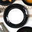 Ensemble 24 pièces de vaisselle, assiettes et bols pour 6, noir brillant-2147092286