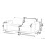Booragoon 186cm Wide Metal Patio Sofa-1404721219