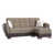 Chenille beige / brun