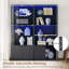 Vitrine moderne et minimaliste à éclairage DEL 3 couleurs, à panneaux cannelés (lot de 2)-876074922