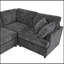 Canapé modulaire en U avec repose-pieds mobile-1113810686
