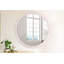 Huldar Glass Flat Wall Mirror