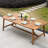 Bramble Acacia Wood Extendable Patio Dining Table