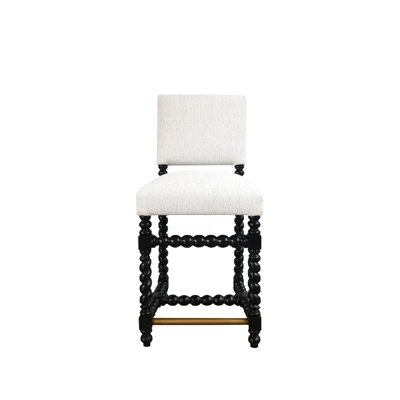 Higginson Upholstered Counter Stool with Solid Wood Frame