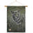 Double Sided 40'' H x 28'' W Polyester Animal Flag Set