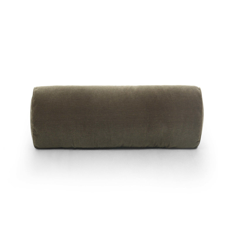 Bridger Bolster Pillow Cover & Insert, Monte Olive, 8"H x 20"W