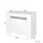 Table extensible blanche, console 118,50 po, pratique pour différents espaces, extensible, blanche, table d'extérieur (mind sun and rain-1170832256-1170832259