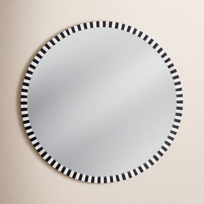 Alexandria 32" Bone Accent Mirror