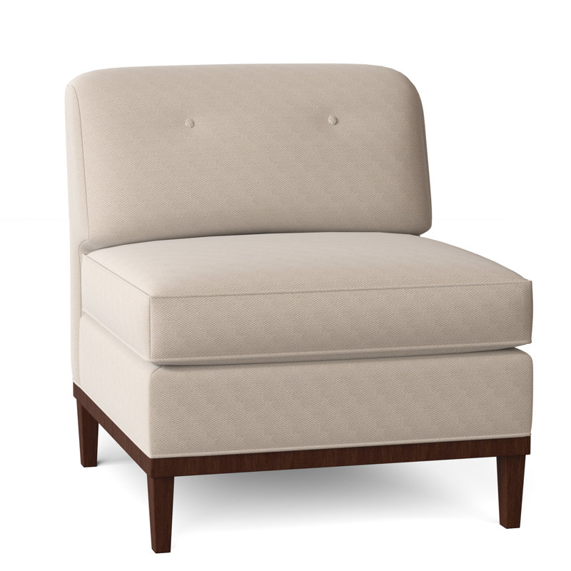 Avalon Slipper Chair, Alexis Beige, Café