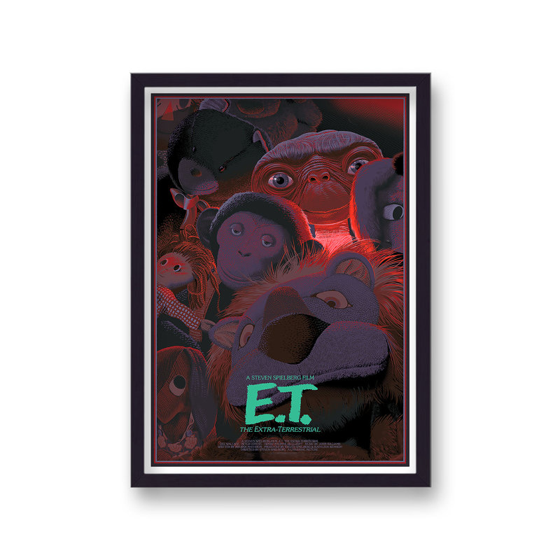 Et The Extra Terrestrial V2 Reimagined Movie - Single Picture Frame Print