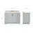 Nobe 48'' Solid Wood Single Bathroom Vanity with 0.75'' Carrara Marble Top-397268568-362971076-398803230