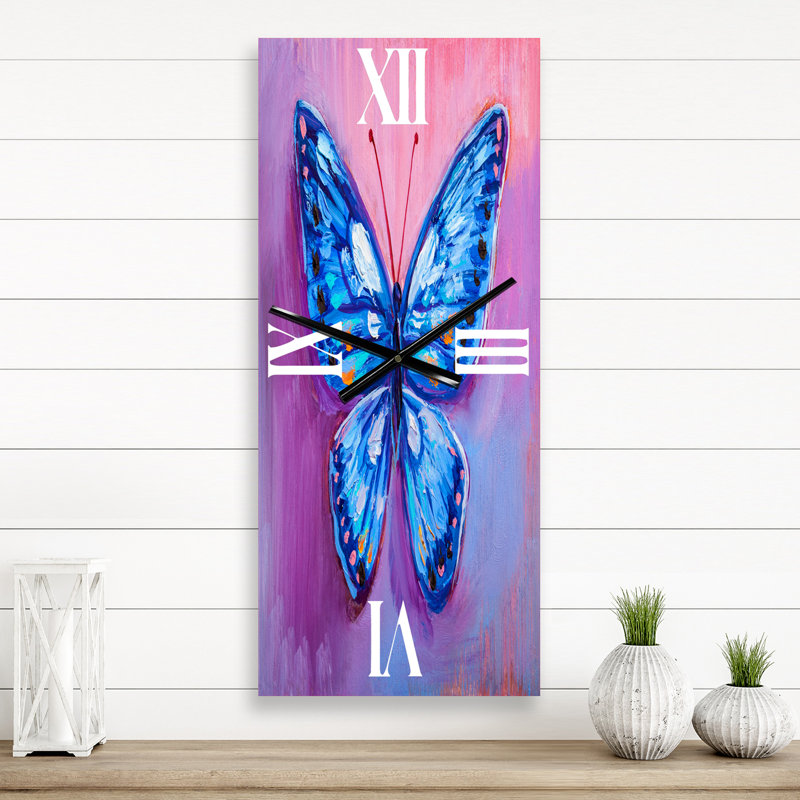 Horloge murale papillon I, Grand