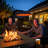 Fire Pits Table Outdoor fireplace Propane Gas Fire Pit, 50,000 BTU Steel Fire Table-94789463