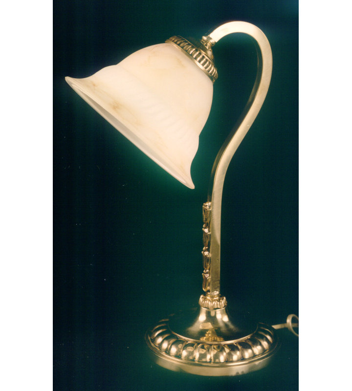 Crandell Metal Table Lamp, French Gold